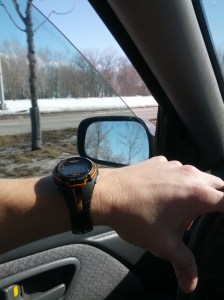 Driving with the window down in Feb!