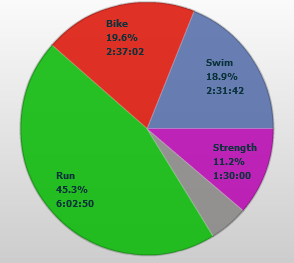 This Week's IRONMAN training breakdown