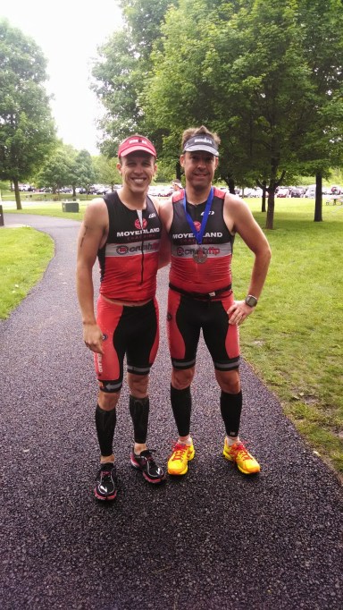 Coach Joe and I after the race