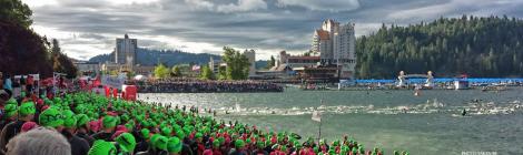 Ironman Coeur d'Alene Swim Start 2014
